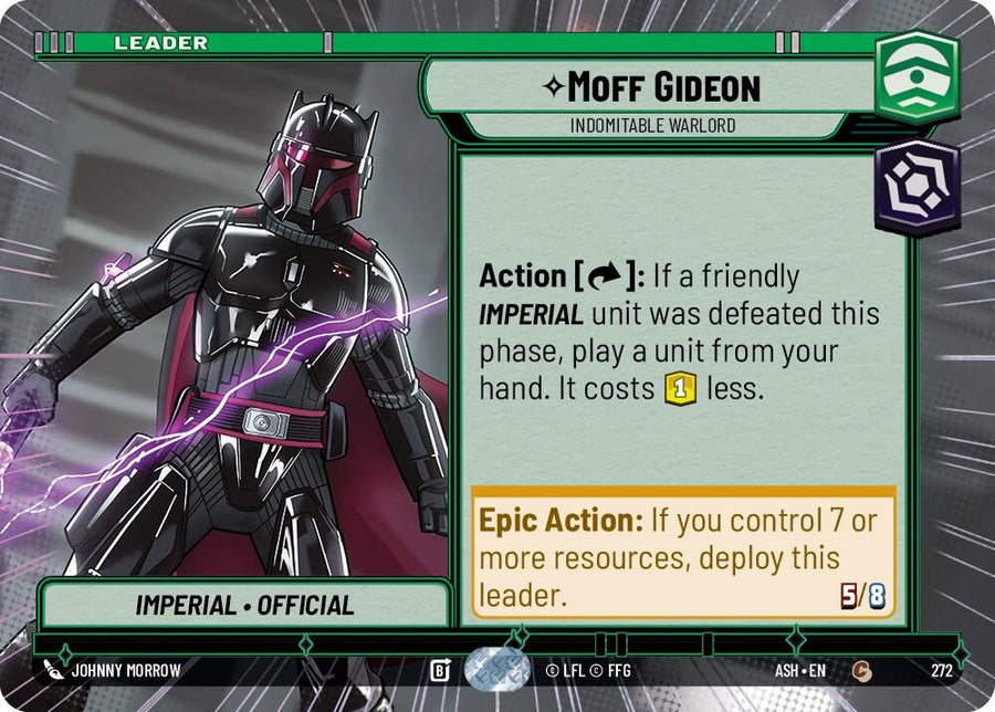Moff Gideon - Indomitable Warlord (Hyperspace) (272) (ASH)