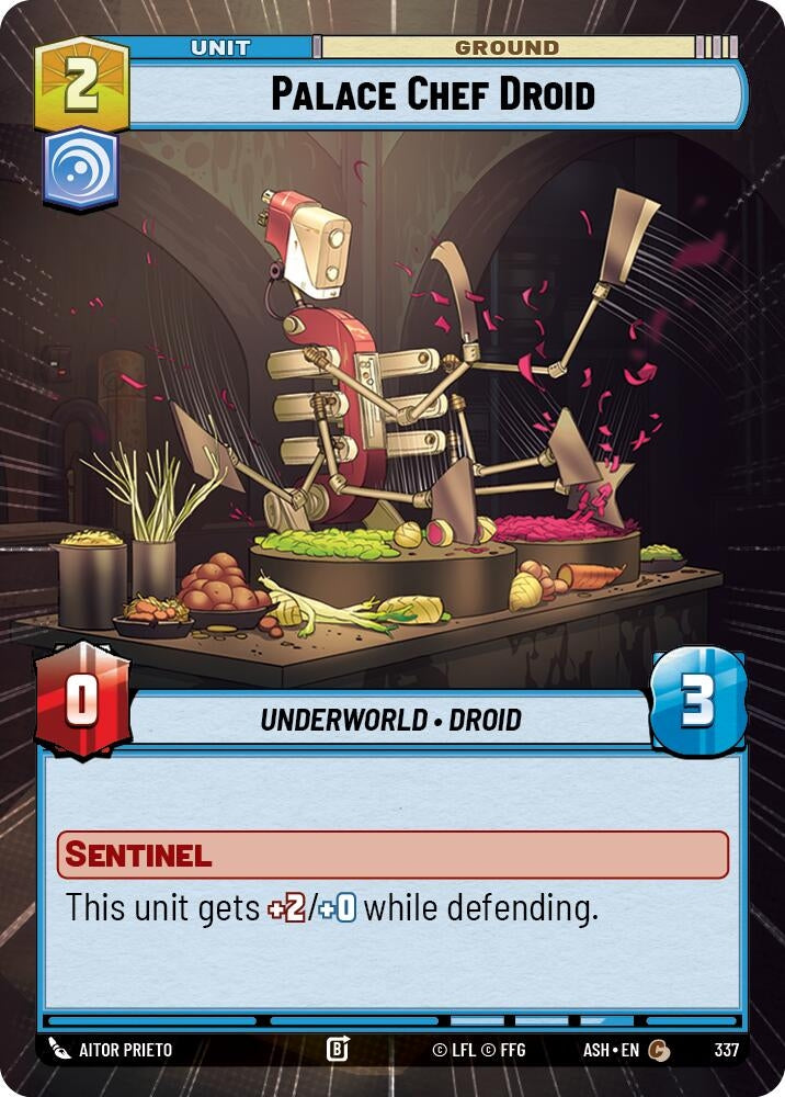 Palace Chef Droid (Hyperspace) (337) (ASH)