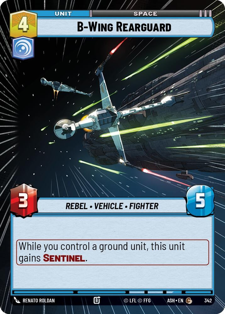 B-Wing Rearguard (Hyperspace) (342) (ASH)