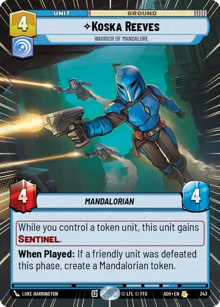 Koska Reeves - Warrior of Mandalore (Hyperspace) (343) (ASH)