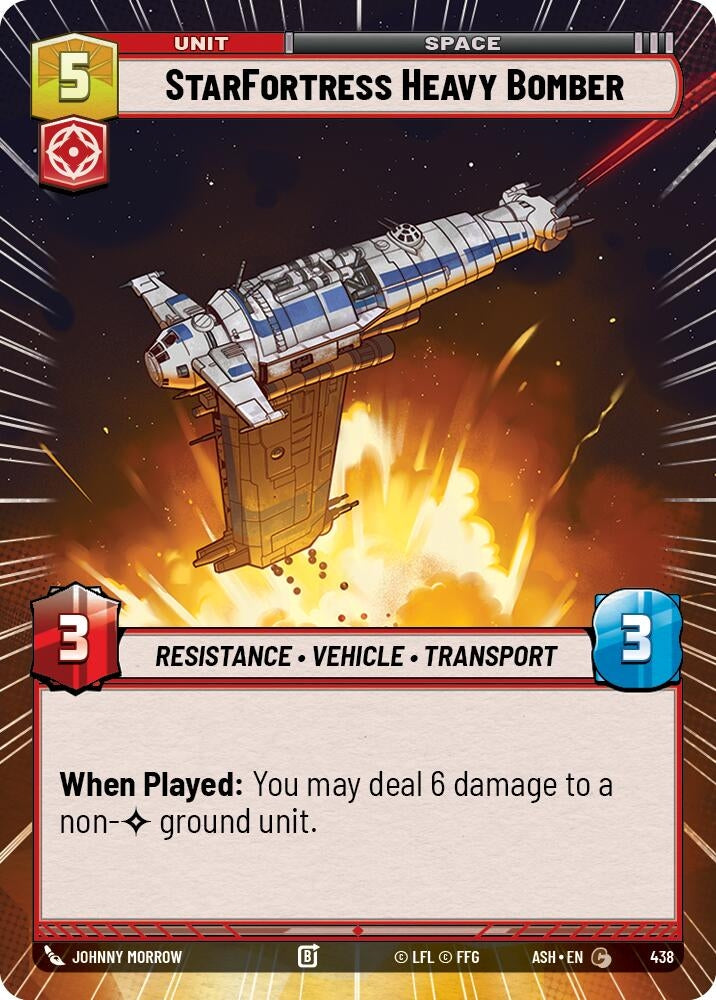 StarFortress Heavy Bomber (Hyperspace) (438) (ASH)