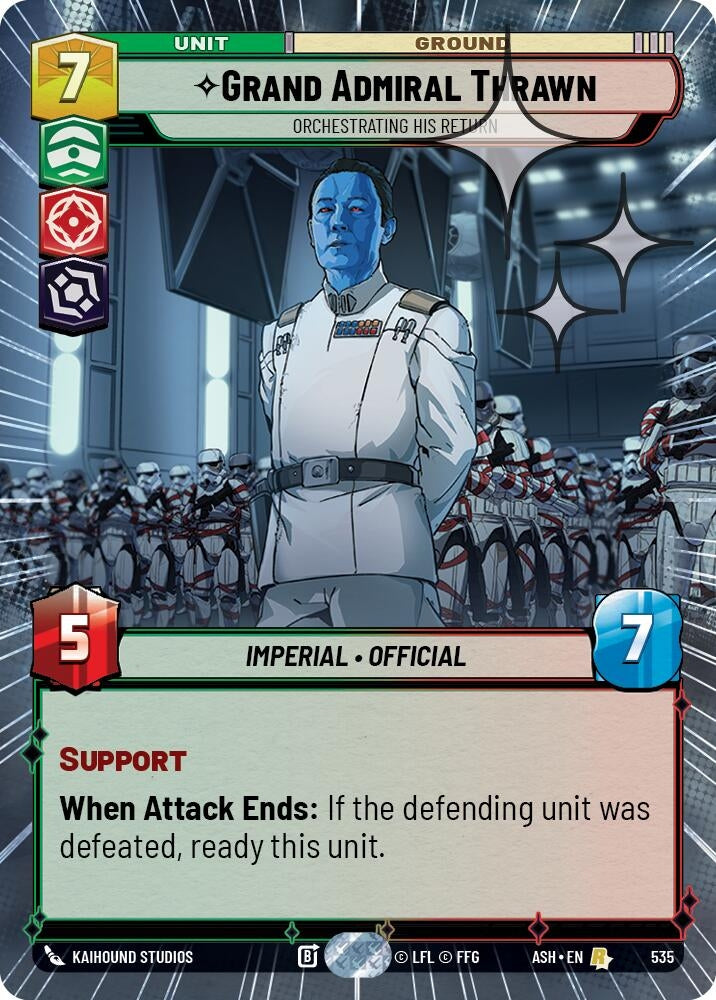 Grand Admiral Thrawn - Orchestrating His Return (Hyperspace Foil) (535) (ASH)