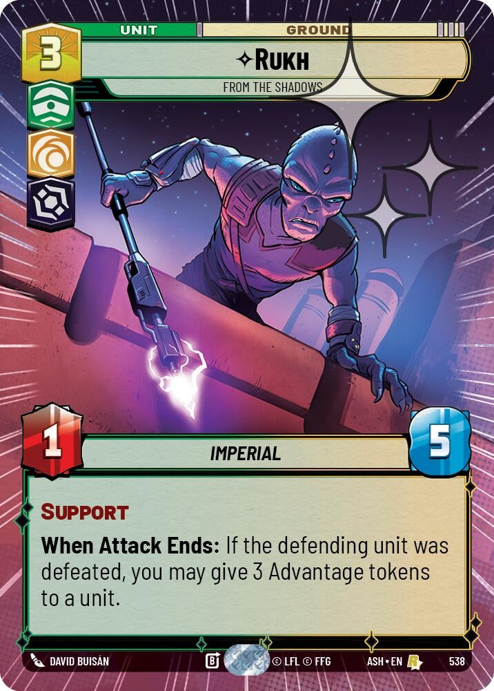 Rukh - From the Shadows (Hyperspace Foil) (538) (ASH)