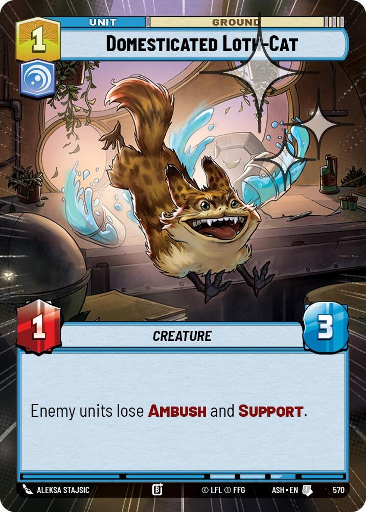 Domesticated Loth-Cat (Hyperspace Foil) (570) (ASH)