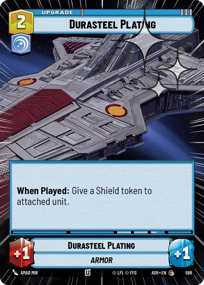 Durasteel Plating (Hyperspace Foil) (588) (ASH)