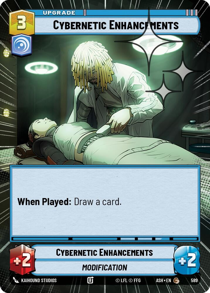 Cybernetic Enhancements (Hyperspace Foil) (589) (ASH)