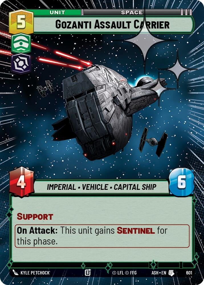 Gozanti Assault Carrier (Hyperspace Foil) (601) (ASH)