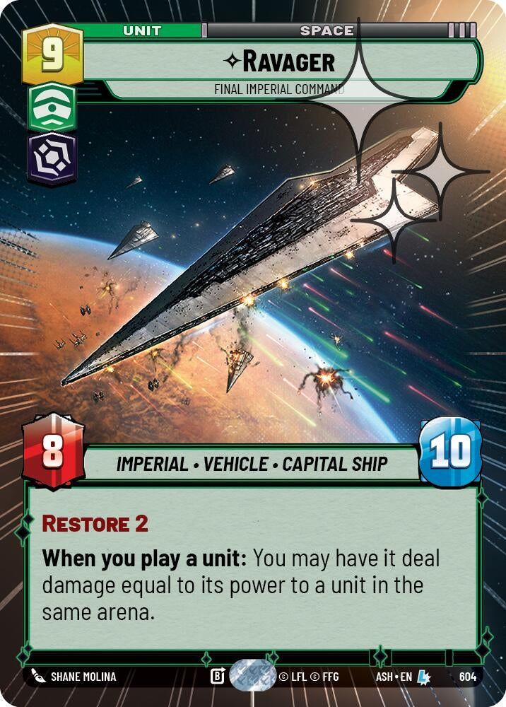 Ravager - Final Imperial Command (Hyperspace Foil) (604) (ASH)