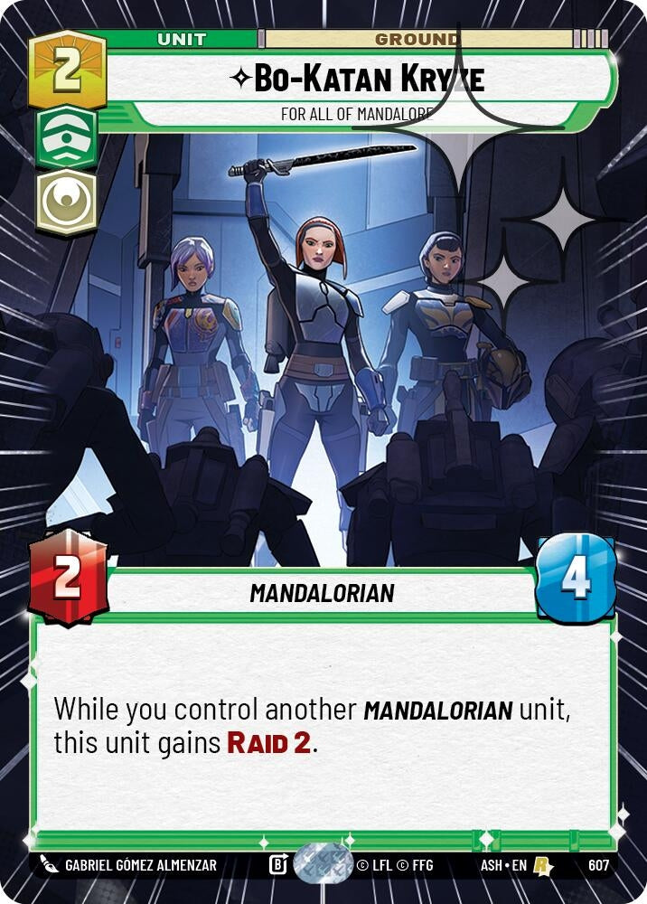 Bo-Katan Kryze - For All of Mandalore (Hyperspace Foil) (607) (ASH)
