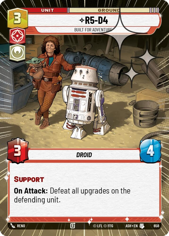 R5-D4 - Built for Adventure (Hyperspace Foil) (658) (ASH)