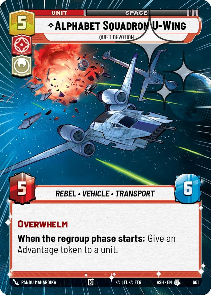 Alphabet Squadron U-Wing - Quiet Devotion (Hyperspace Foil) (661) (ASH)