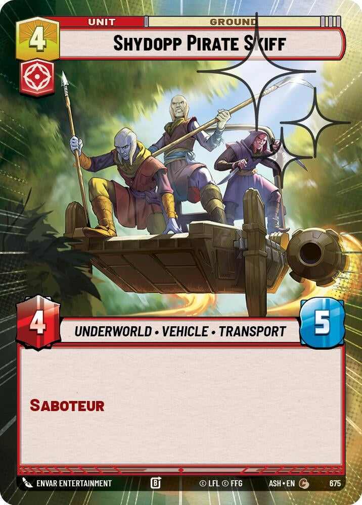Shydopp Pirate Skiff (Hyperspace Foil) (675) (ASH)