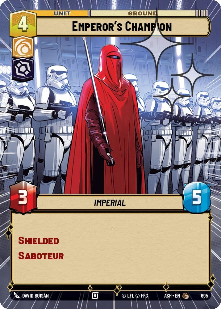Emperor's Champion (Hyperspace Foil) (695) (ASH)