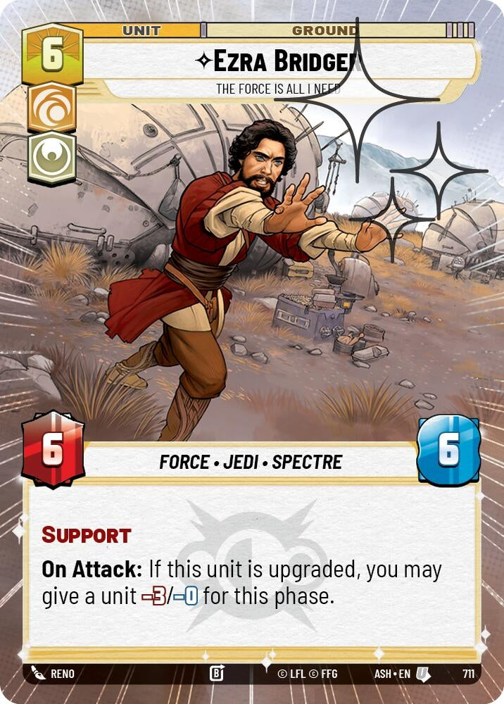 Ezra Bridger - The Force is All I Need (Hyperspace Foil) (711) (ASH)
