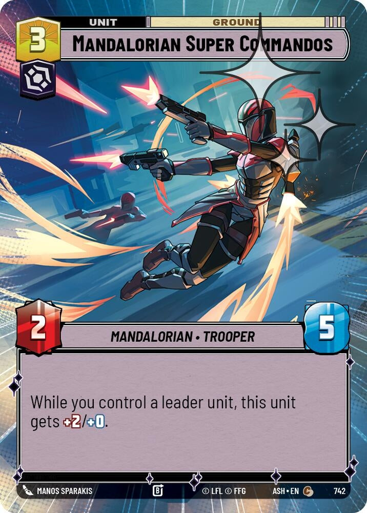 Mandalorian Super Commandos (Hyperspace Foil) (742) (ASH)