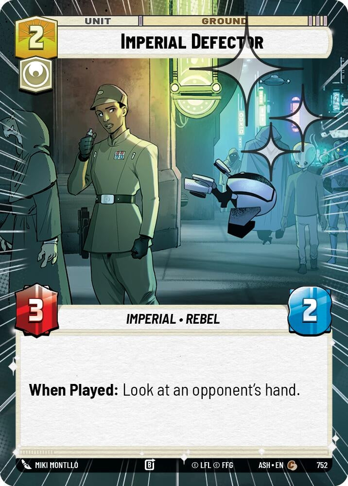 Imperial Defector (Hyperspace Foil) (752) (ASH)
