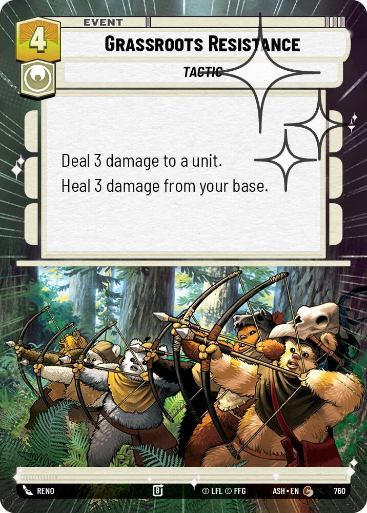 Grassroots Resistance (Hyperspace Foil) (760) (ASH)