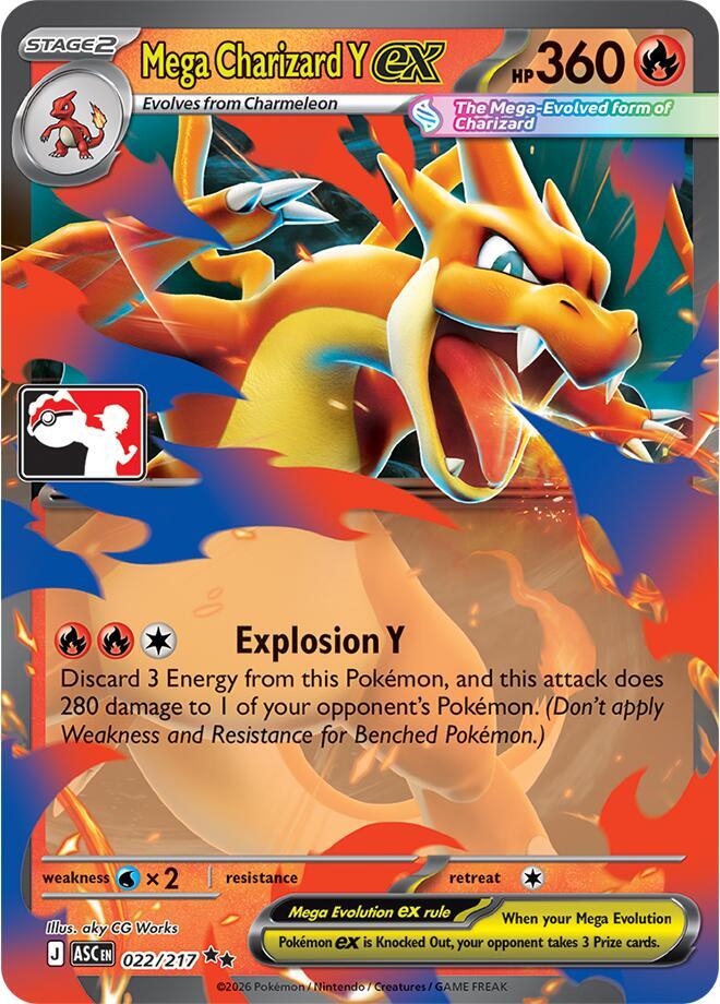 Mega Charizard Y ex - 022/217 (022/217)