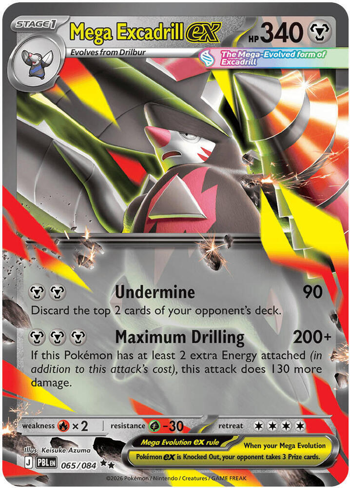 Mega Excadrill ex - 065/084 (065/084) (PBL)