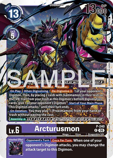 Arcturusmon (Official Store Tournament 2026 Vol. 3 Participant) (P-240 P) (D-PR)