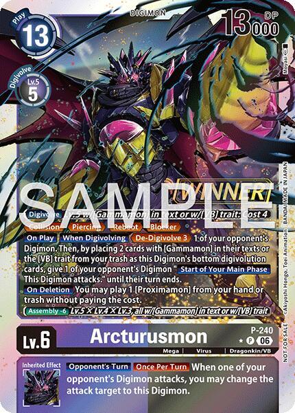 Arcturusmon (Official Store Tournament 2026 Vol. 3 Winner) (P-240 P) (D-PR)