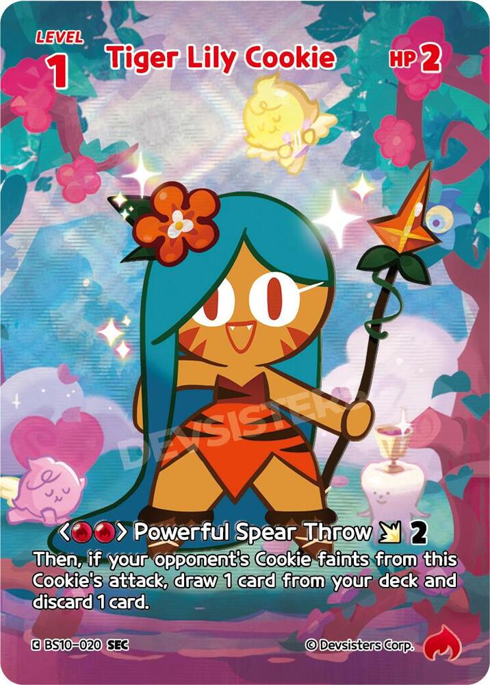 Tiger Lily Cookie (SEC) (BS10-020) (BS10-BS11)