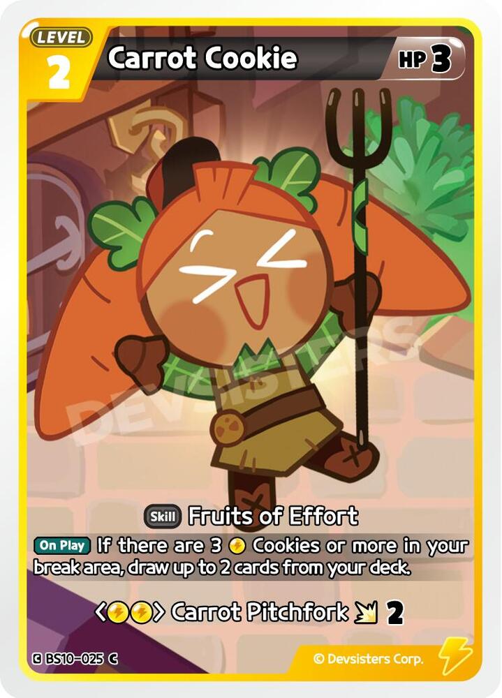 Carrot Cookie (BS10-025) (BS10-BS11)