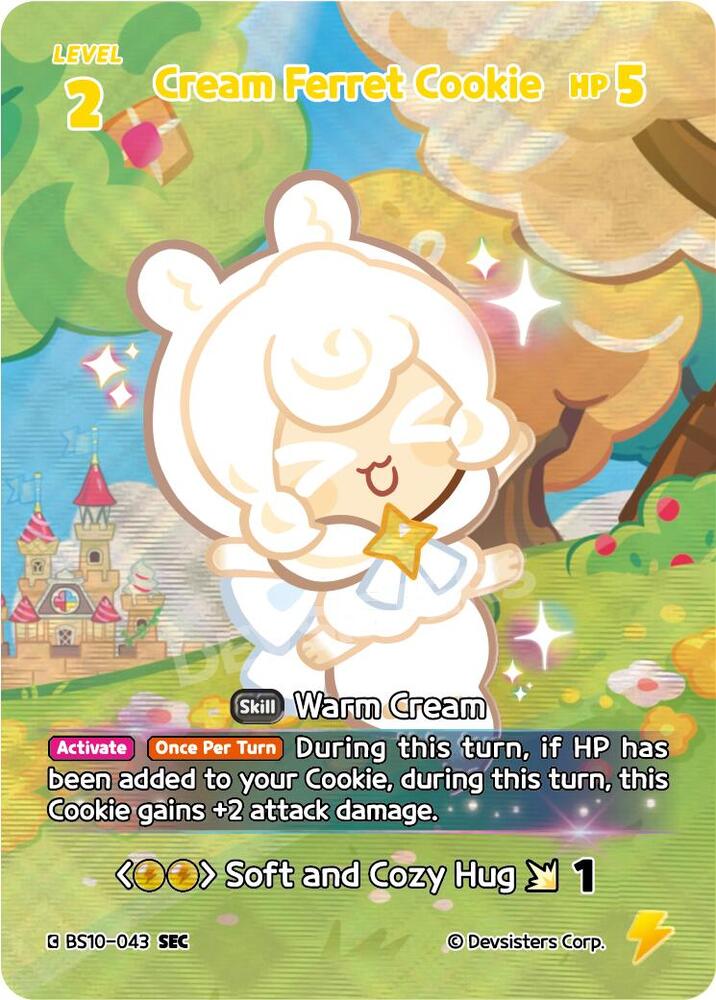 Cream Ferret Cookie (SEC) (BS10-043) (BS10-BS11)