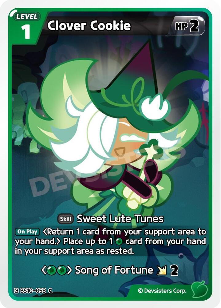 Clover Cookie (BS10-058) (BS10-BS11)