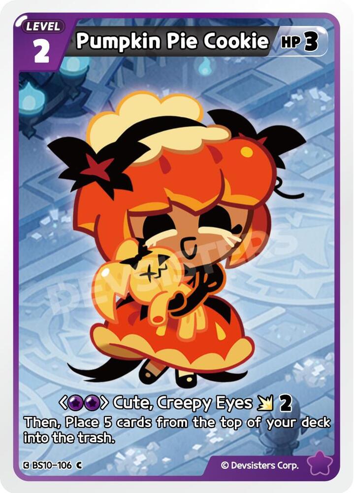 Pumpkin Pie Cookie (BS10-106) (BS10-BS11)