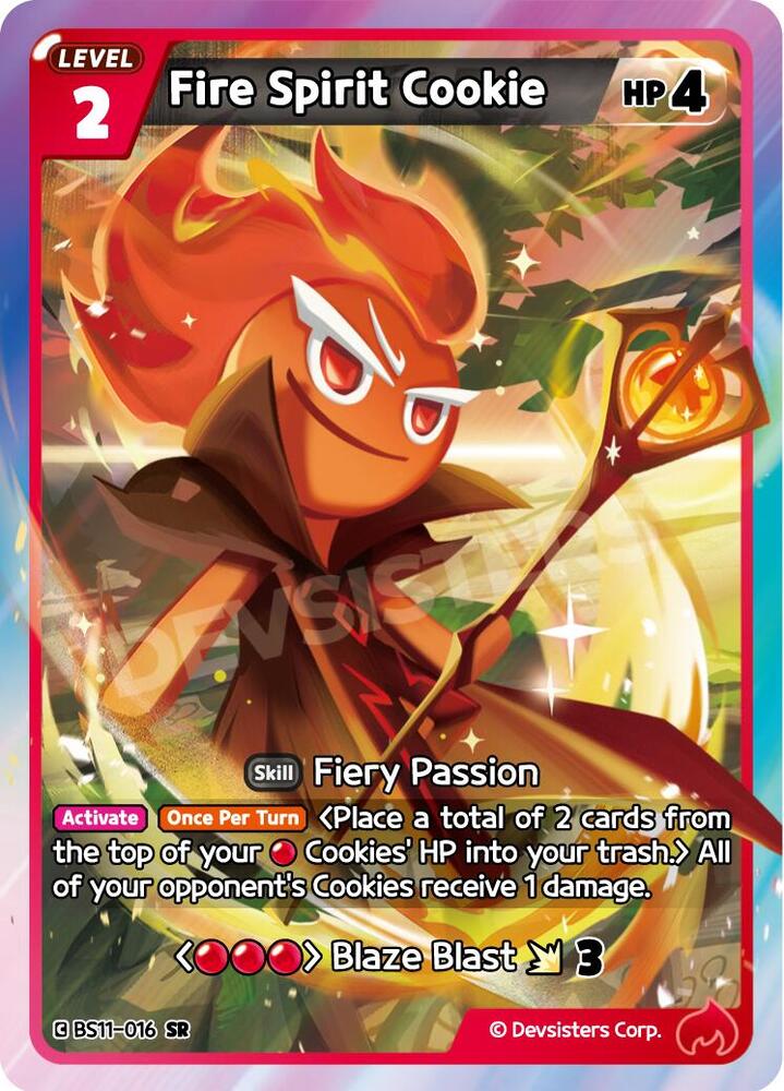 Fire Spirit Cookie (BS11-016) (BS10-BS11)