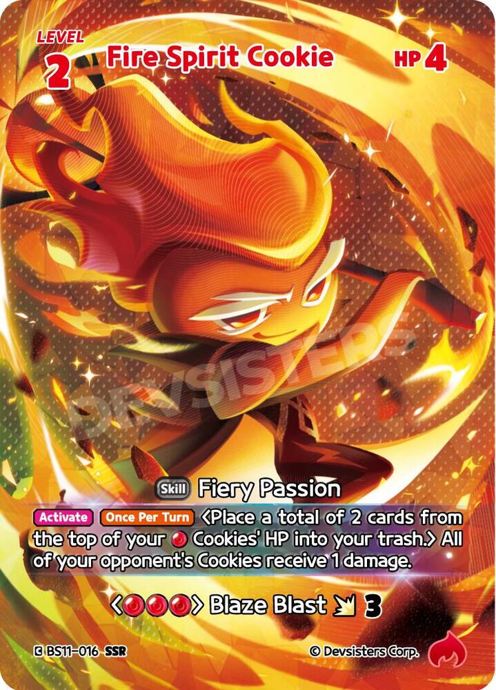 Fire Spirit Cookie (SSR) (BS11-016) (BS10-BS11)