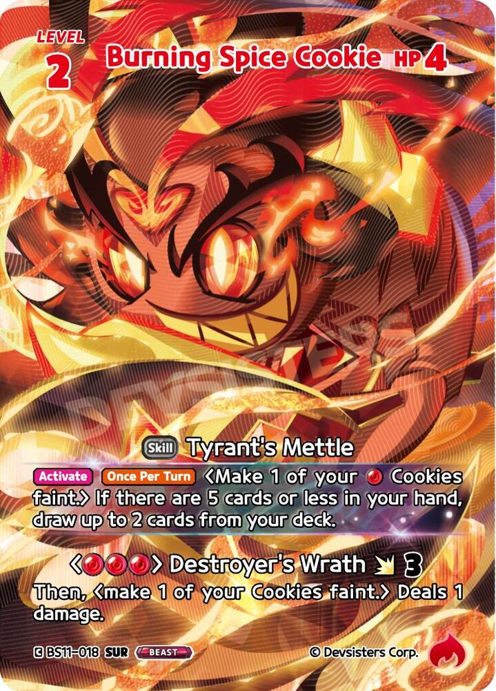 Burning Spice Cookie (SUR) (BS11-018) (BS10-BS11)