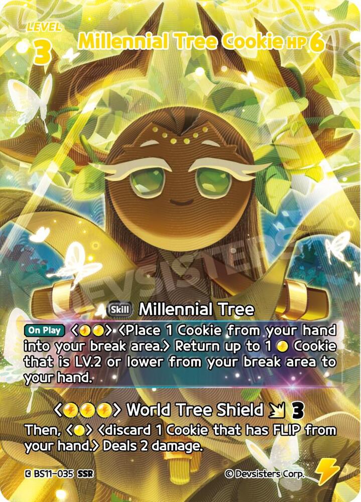 Millennial Tree Cookie (SSR) (BS11-035) (BS10-BS11)