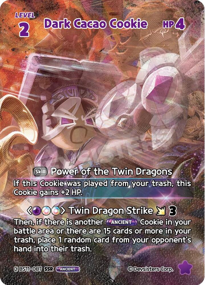 Dark Cacao Cookie (SSR) (BS11-087) (BS10-BS11)