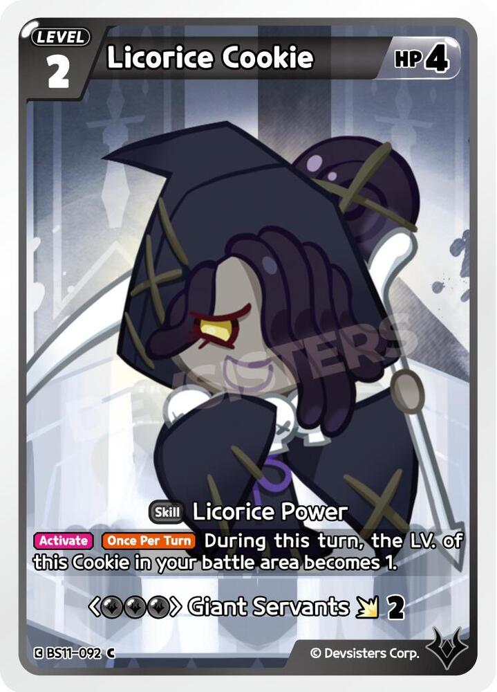 Licorice Cookie (092) (BS11-092) (BS10-BS11)