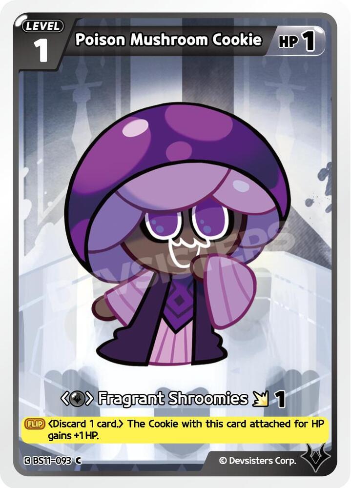 Poison Mushroom Cookie (BS11-093) (BS10-BS11)