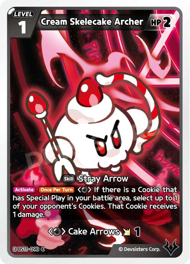Cream Skelecake Archer (BS11-098) (BS10-BS11)
