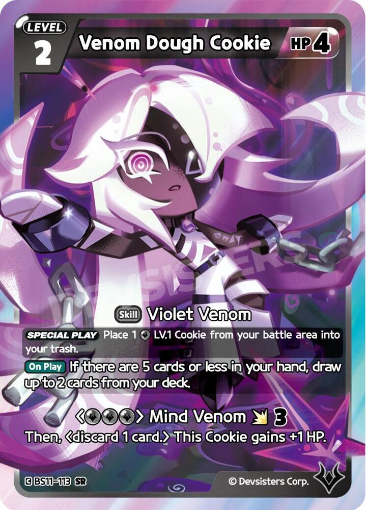 Venom Dough Cookie (BS11-113) (BS10-BS11)
