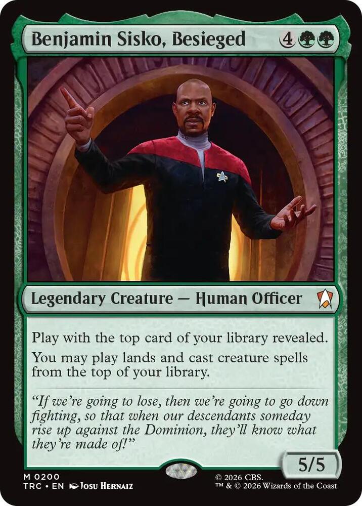Benjamin Sisko, Besieged (200) (TRC)