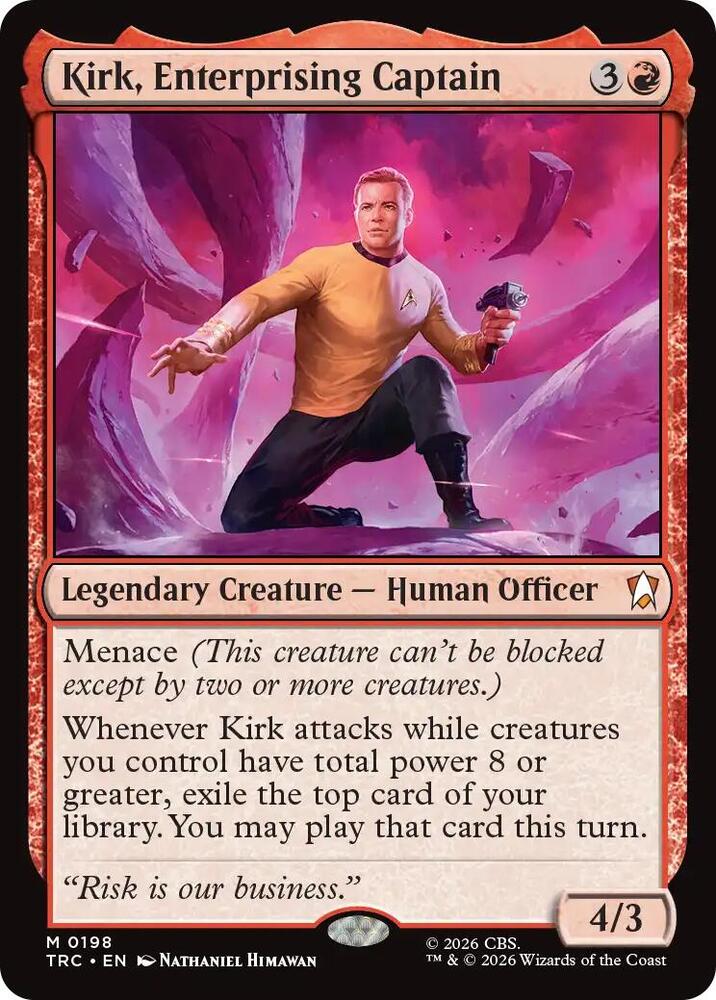 Kirk, Enterprising Captain (198) (TRC)