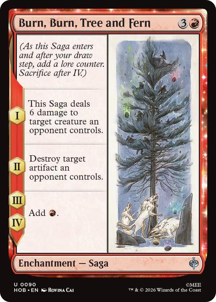 Burn, Burn, Tree and Fern (90) (HOB)
