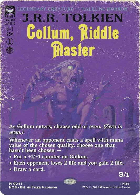 Image for Gollum, Riddle Master (Borderless) (241) (HOB) - Magic: The Gathering