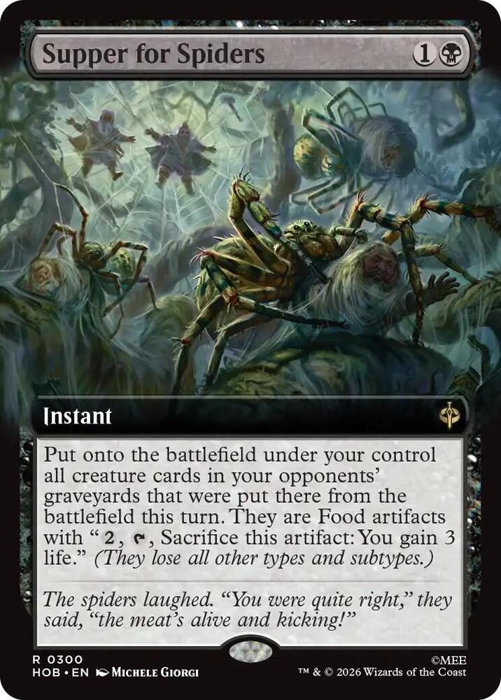 Supper for Spiders (Extended Art) (300) (HOB)