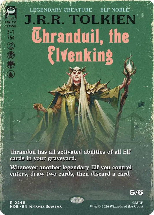 Image for Thranduil, the Elvenking (Borderless) (246) (HOB) - Magic: The Gathering