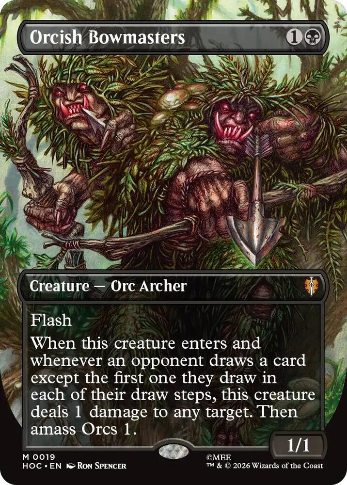 Orcish Bowmasters (Borderless) (19) (HOC)
