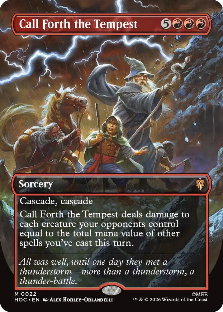 Call Forth the Tempest (Borderless) (22) (HOC)