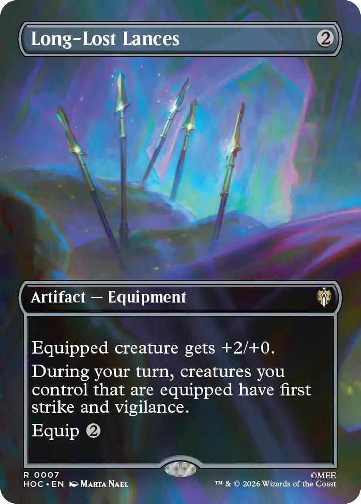 Long-Lost Lances (Borderless) (7) (HOC)