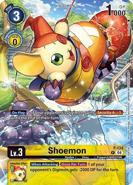 Shoemon (Digimon Liberator D-Storage Set) (P-134 P) (D-PR)