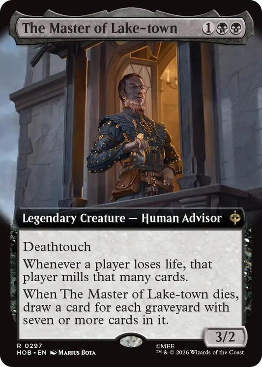 Image for The Master of Lake-town (Extended Art) (297) (HOB) - Magic: The Gathering